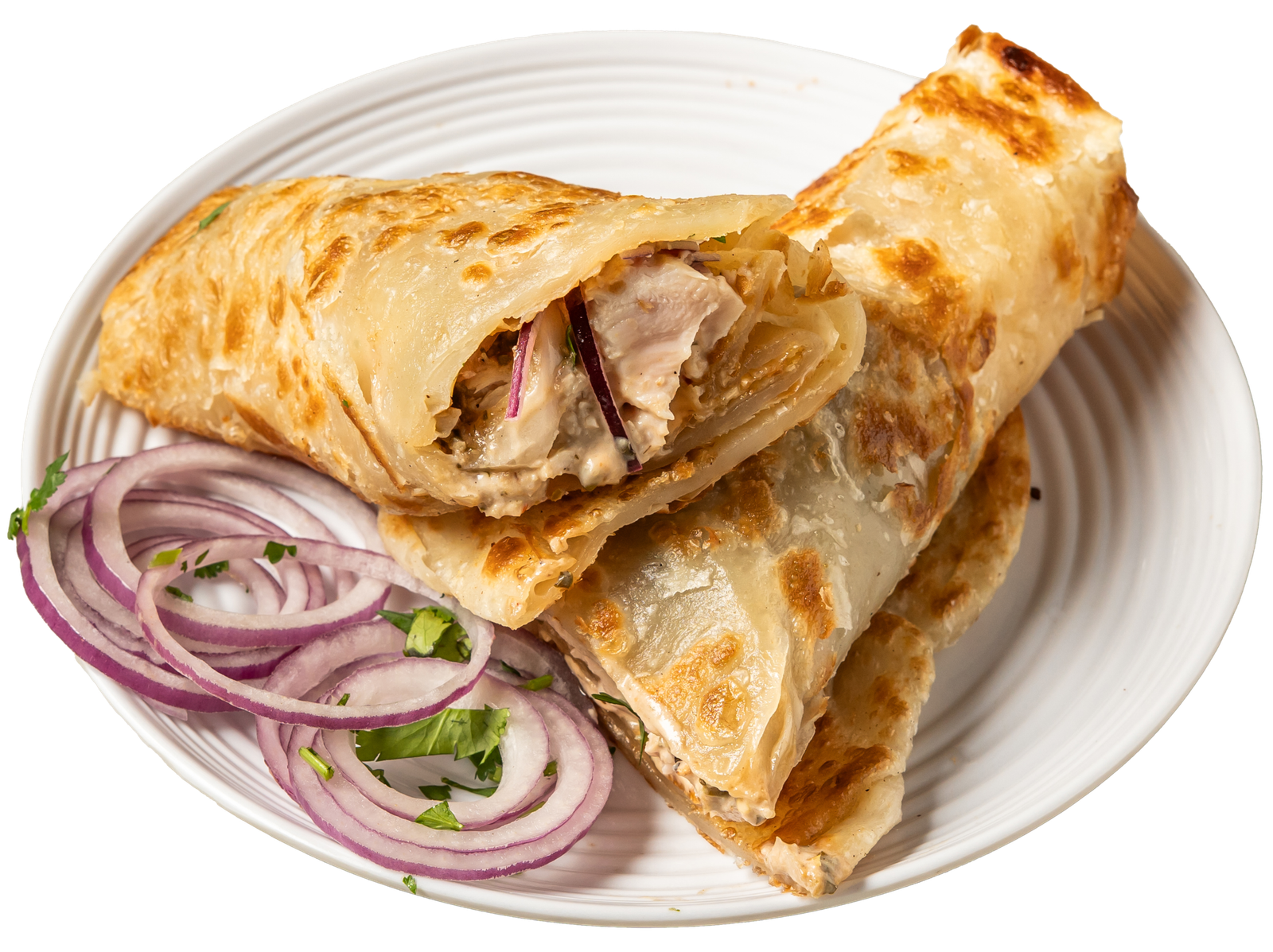 Chicken Malai Boti Roll